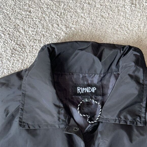 🔥Ripndip Hades Black Coaches Windbreaker Jacket! - Picture 10 of 16